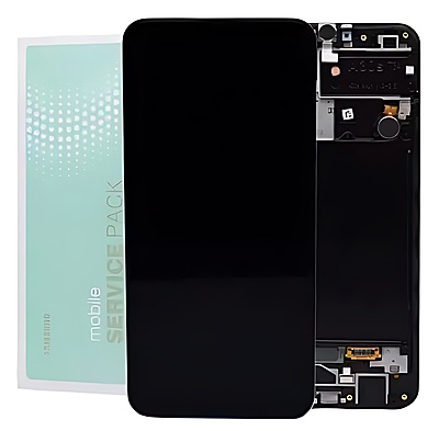 Genuine Samsung A30s , A307 - Replacement AMOLED Touch Screen Assembly With Chassis - Service Pack - GH82 - 21190A