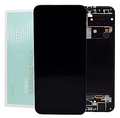 Genuine Samsung A30s , A307 - Replacement AMOLED Touch Screen Assembly With Chassis - Service Pack - GH82 - 21190A