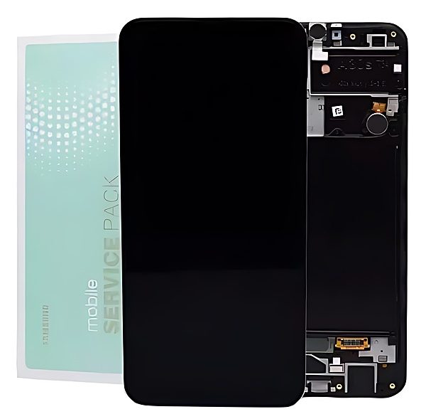 Genuine Samsung A30s , A307 - Replacement AMOLED Touch Screen Assembly With Chassis - Service Pack - GH82 - 21190A