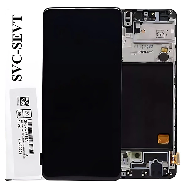 Genuine Samsung A51 , A515 - Replacement AMOLED Touch Screen Assembly With Chassis - Service Pack - GH82 - 21669A