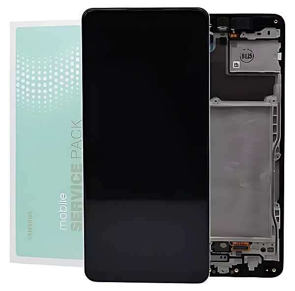 For Samsung A42 5G , A426 - Replacement AMOLED Touch Screen Assembly With Chassis - Service Pack - GH82 - 24375A
