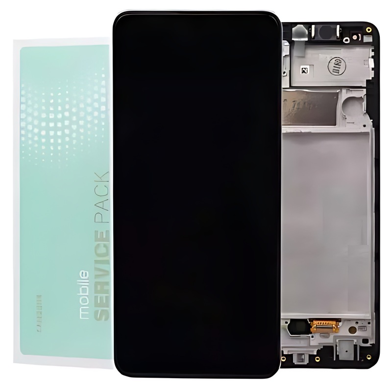 Genuine Samsung A32 , A325 - Replacement AMOLED Touch Screen Assembly With Chassis - Service Pack - GH82 - 25566A