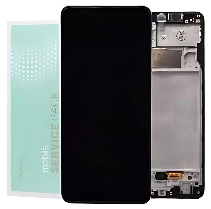 Genuine Samsung A32 , A325 - Replacement AMOLED Touch Screen Assembly With Chassis - Service Pack - GH82 - 25566A