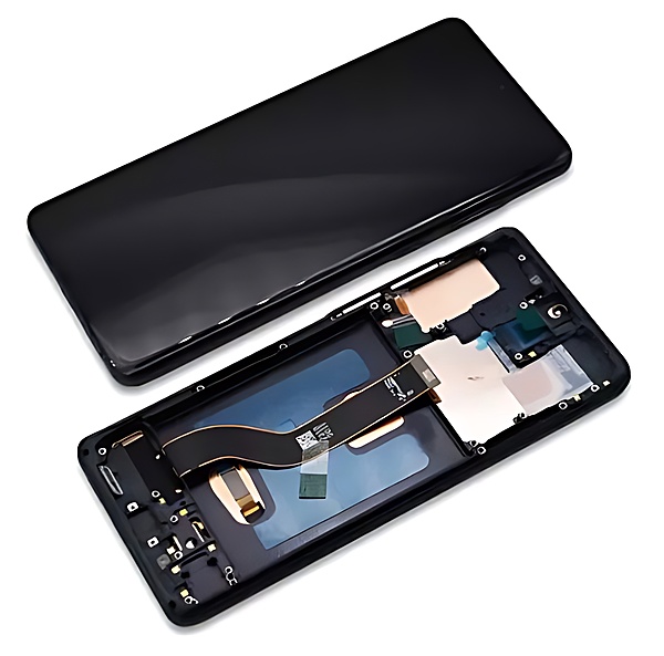 Samsung Galaxy S20 Plus , G985 - Replacement AMOLED Touch Screen Assembly With Frame - Black