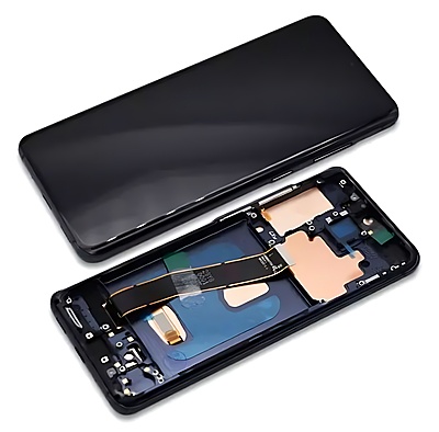 Samsung Galaxy S20 , G980 - Replacement AMOLED Touch Screen Assembly With Frame - Black