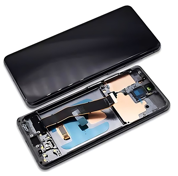 Samsung Galaxy S20 , G980 - Replacement AMOLED Touch Screen Assembly With Frame - Grey