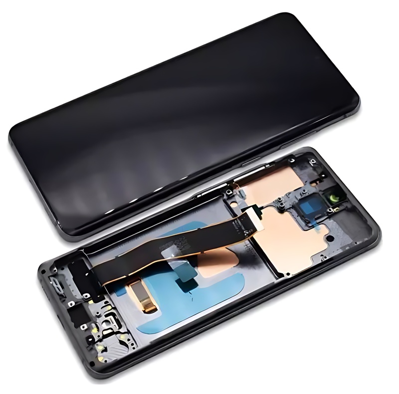 Samsung Galaxy S20 , G980 - Replacement AMOLED Touch Screen Assembly With Frame - Grey