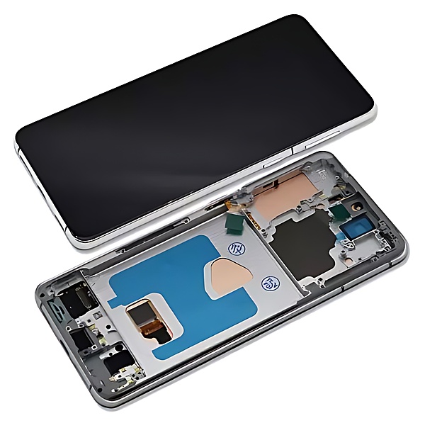 Samsung Galaxy S21 Plus , G996 - Replacement AMOLED Touch Screen Assembly With Frame - Silver