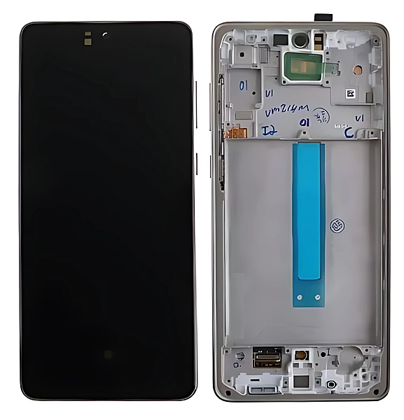 For Samsung Galaxy A73 5G , A736 - Replacement AMOLED Touch Screen Assembly With Frame - White