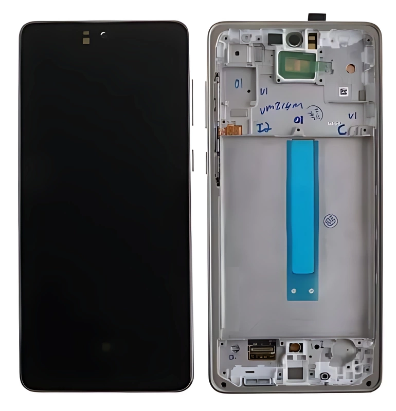 For Samsung Galaxy A73 5G , A736 - Replacement AMOLED Touch Screen Assembly With Frame - White