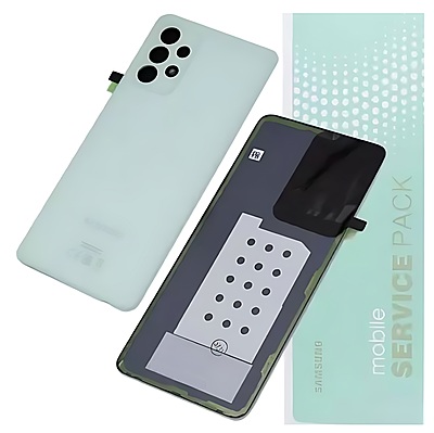 For Samsung A52s , A528 - Replacement Battery Cover , Rear Panel With Camera Lens - Awesome Mint - Service Pack - GH82 - 26858F