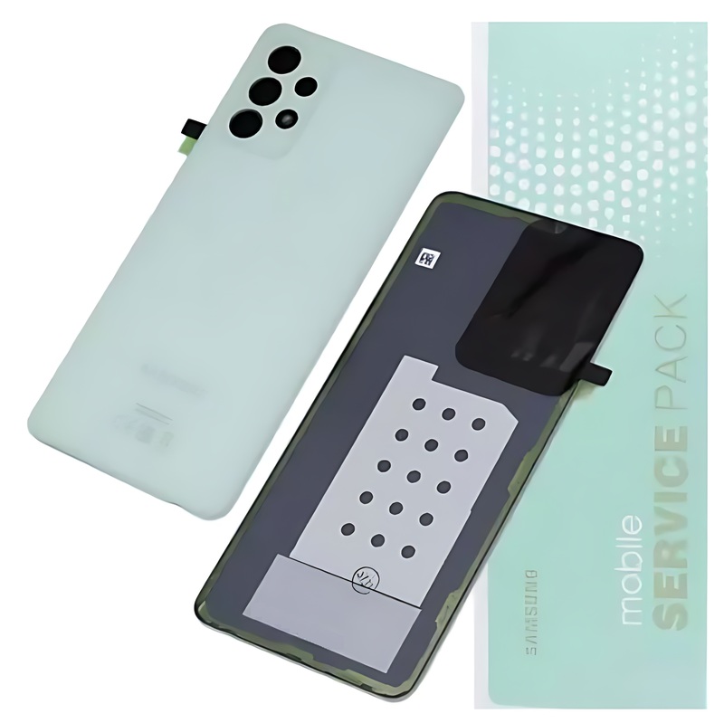For Samsung A52s , A528 - Replacement Battery Cover , Rear Panel With Camera Lens - Awesome Mint - Service Pack - GH82 - 26858F
