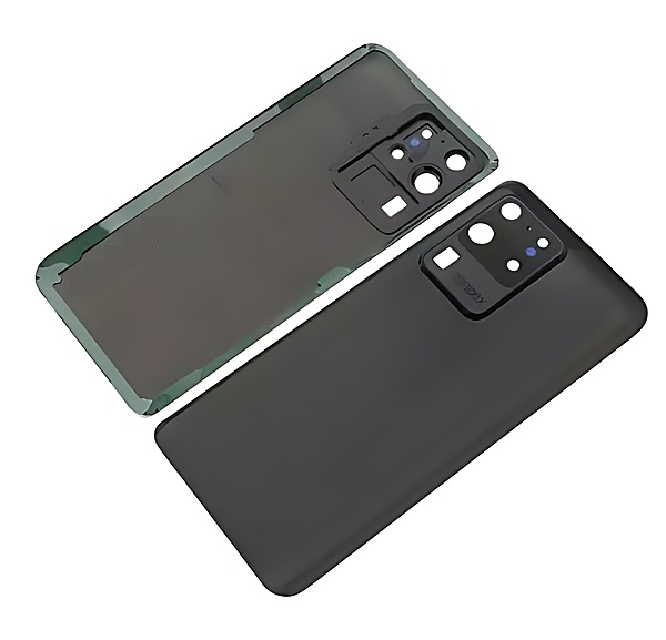 Samsung Galaxy S20 Ultra , G988 - Replacement Battery Cover , Rear Panel With Camera Lens - Black -