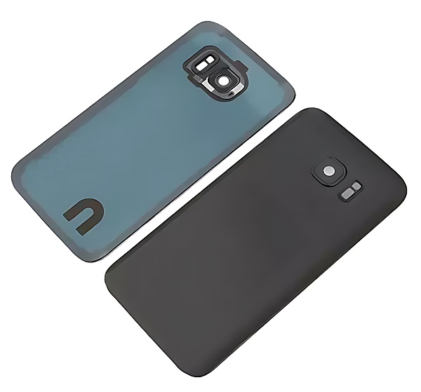 For Samsung Galaxy S7 , G930 - Replacement Battery Cover , Rear Panel With Camera Lens - Black