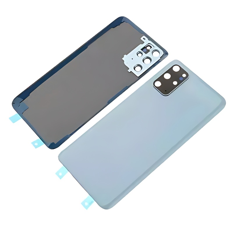 Samsung Galaxy S20 Plus , G985 - Replacement Battery Cover , Rear Panel With Camera Lens - Blue -
