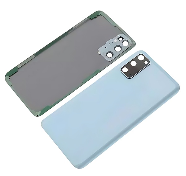 Samsung Galaxy S20 , G980 - Replacement Battery Cover , Rear Panel With Camera Lens - Blue -