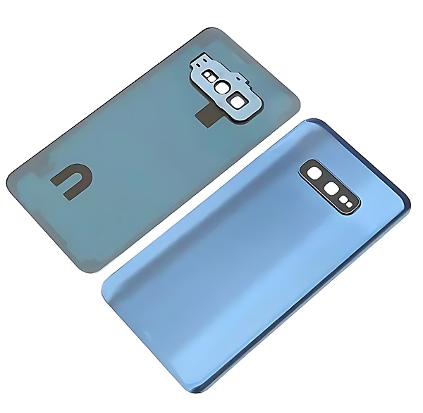 Samsung Galaxy S10E , G970 - Replacement Battery Cover , Rear Panel With Camera Lens - Blue -