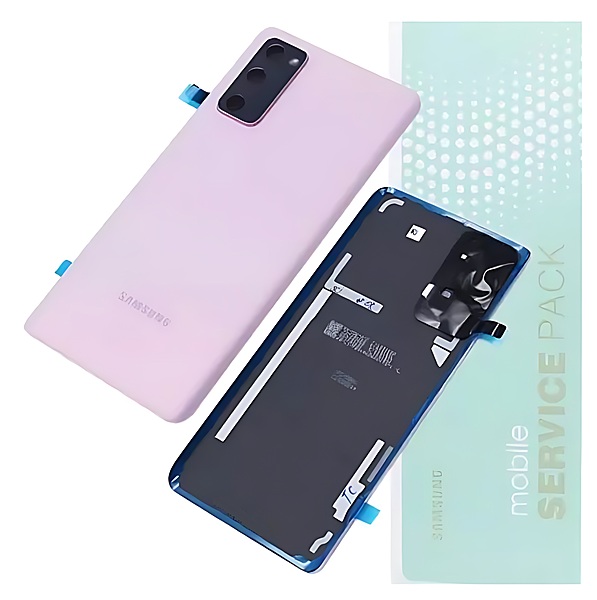 Genuine Samsung S20 FE , G780 - Replacement Battery Cover , Rear Panel With Camera Lens - Cloud Lavender - Service Pack - GH82 - 24263C