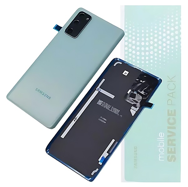 Genuine Samsung S20 FE , G780 - Replacement Battery Cover , Rear Panel With Camera Lens - Cloud Mint - Service Pack - GH82 - 24263D