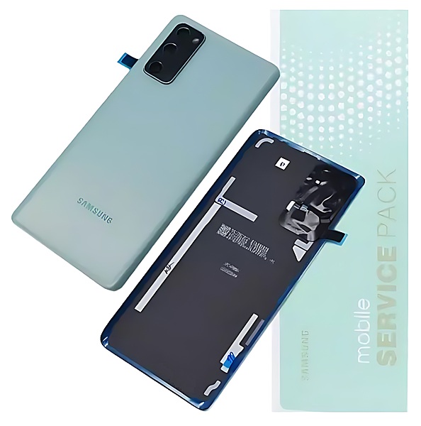 Genuine Samsung S20 FE 5G , G781 - Replacement Battery Cover , Rear Panel With Camera Lens - Cloud Mint - Service Pack - GH82 - 24223D