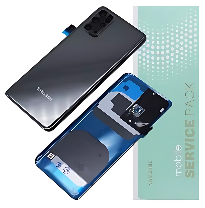 Genuine Samsung S20 Plus , G985 - Replacement Battery Cover , Rear Panel With Camera Lens - Cosmic Grey - Service Pack - GH82 - 22032E