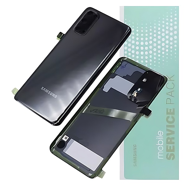 Genuine Samsung S20 , G980 - Replacement Battery Cover , Rear Panel With Camera Lens - Cosmic Grey - Service Pack - GH82 - 22068A