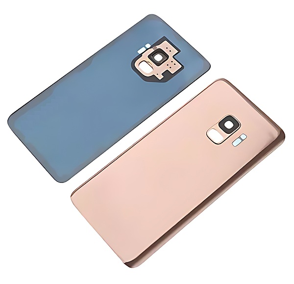 For Samsung Galaxy S9 , G960 - Replacement Battery Cover , Rear Panel With Camera Lens - Gold