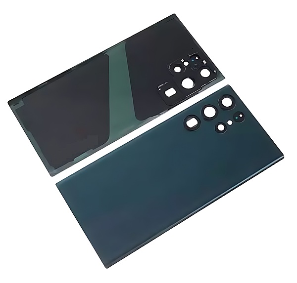 Samsung Galaxy S22 Ultra , S908 - Replacement Battery Cover , Rear Panel With Camera Lens - Green