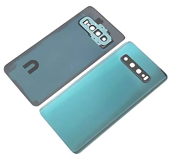 For Samsung Galaxy S10 Plus , G975 - Replacement Battery Cover , Rear Panel With Camera Lens - Green