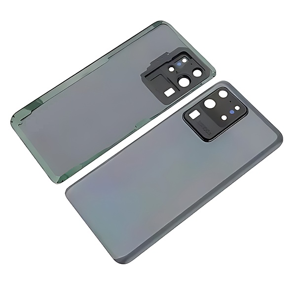 Samsung Galaxy S20 Ultra , G988 - Replacement Battery Cover , Rear Panel With Camera Lens - Grey -