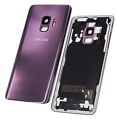 For Samsung Galaxy S9 , G960 - Replacement Battery Cover , Rear Panel With Camera Lens - Lilac Purple - (Grade C)