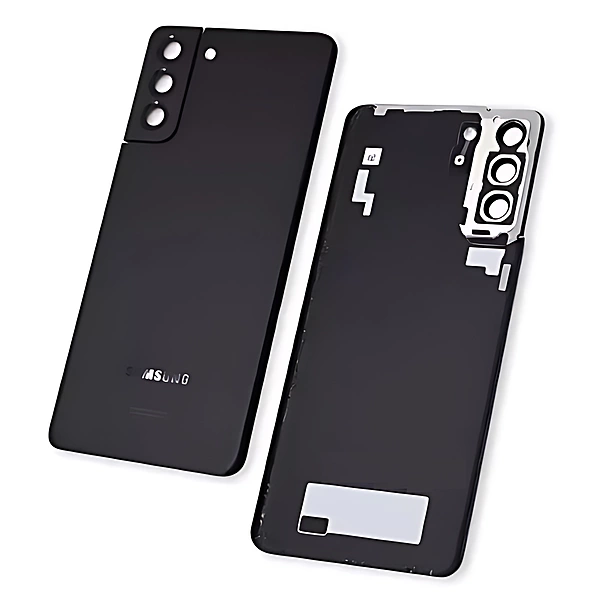 Genuine Samsung Galaxy S21 Plus , G996 - Replacement Battery Cover , Rear Panel With Camera Lens - Phantom Black - Original (Grade A)