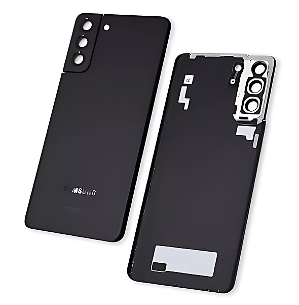 Genuine Samsung Galaxy S21 Plus , G996 - Replacement Battery Cover , Rear Panel With Camera Lens - Phantom Black - Original (Grade A)