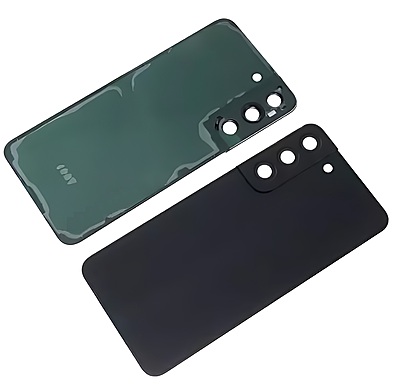 Samsung Galaxy S22 , S901 - Replacement Battery Cover , Rear Panel With Camera Lens - Phantom Black