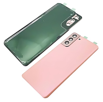 Samsung Galaxy S21 Plus , G996 - Replacement Battery Cover , Rear Panel With Camera Lens - Phantom Pink