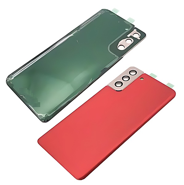 Samsung Galaxy S21 Plus , G996 - Replacement Battery Cover , Rear Panel With Camera Lens - Phantom Red