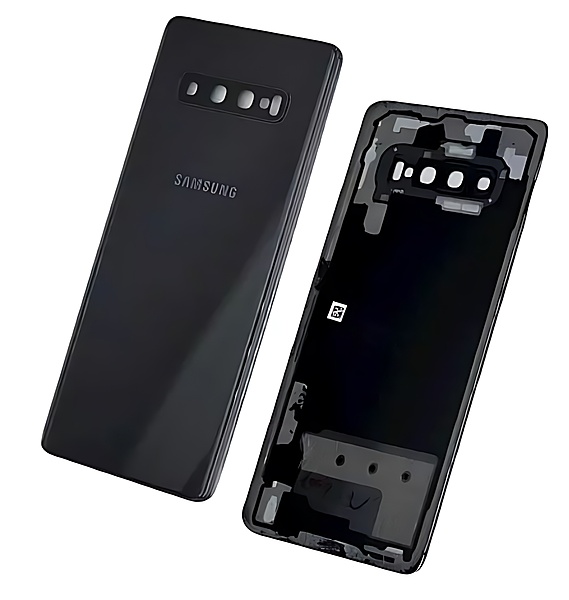 For Samsung Galaxy S10 Plus , G975 - Replacement Battery Cover , Rear Panel With Camera Lens - Prism Black - (Grade B)