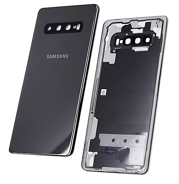 For Samsung Galaxy S10 Plus , G975 - Replacement Battery Cover , Rear Panel With Camera Lens - Prism Black - (Grade C)