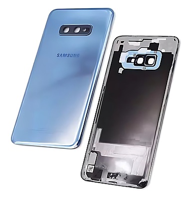 Genuine Samsung Galaxy S10E , G970 - Replacement Battery Cover , Rear Panel With Camera Lens - Prism White - Original (Grade C)