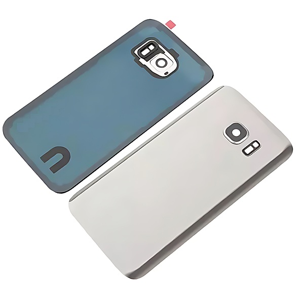 For Samsung Galaxy S7 , G930 - Replacement Battery Cover , Rear Panel With Camera Lens - Silver