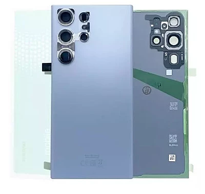 Genuine Samsung S23 Ultra , S918 - Replacement Battery Cover , Rear Panel With Camera Lens - Sky Blue - Service Pack - GH82 - 30400G