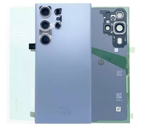 Genuine Samsung S23 Ultra , S918 - Replacement Battery Cover , Rear Panel With Camera Lens - Sky Blue - Service Pack - GH82 - 30400G