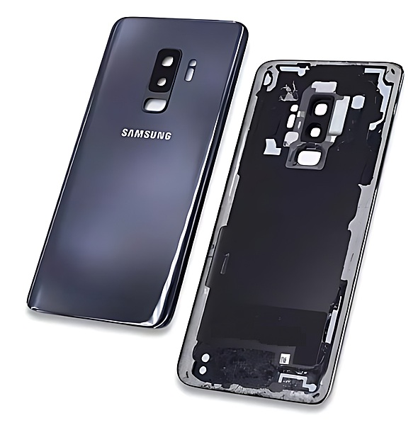 For Samsung Galaxy S9 Plus , G965 - Replacement Battery Cover , Rear Panel With Camera Lens - Titanium Grey - (Grade B)