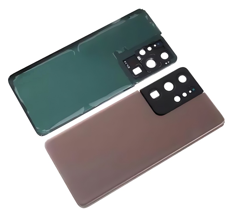 Samsung Galaxy S21 Ultra , G998 - Replacement Battery Cover , Rear Panel With Camera Lens - Titanium