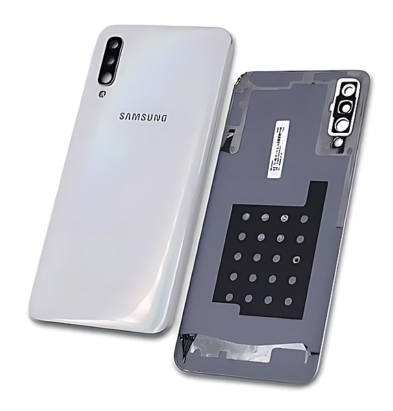 For Samsung Galaxy A50 , A505 - Replacement Battery Cover , Rear Panel With Camera Lens - White - (Grade C)