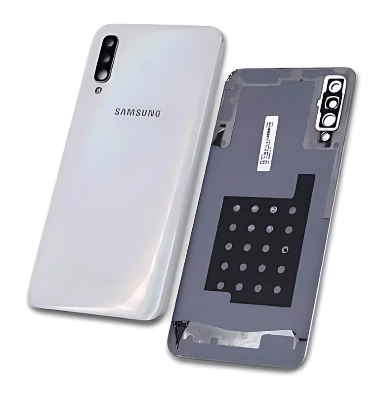 For Samsung Galaxy A50 , A505 - Replacement Battery Cover , Rear Panel With Camera Lens - White - (Grade C)