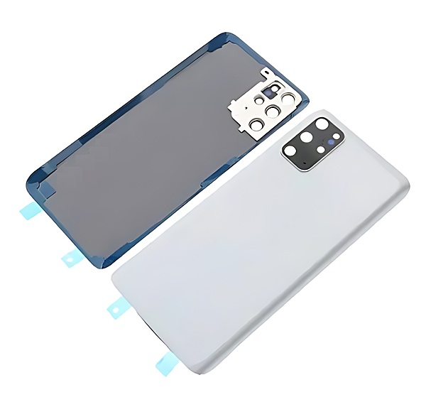 Samsung Galaxy S20 Plus , G985 - Replacement Battery Cover , Rear Panel With Camera Lens - White -