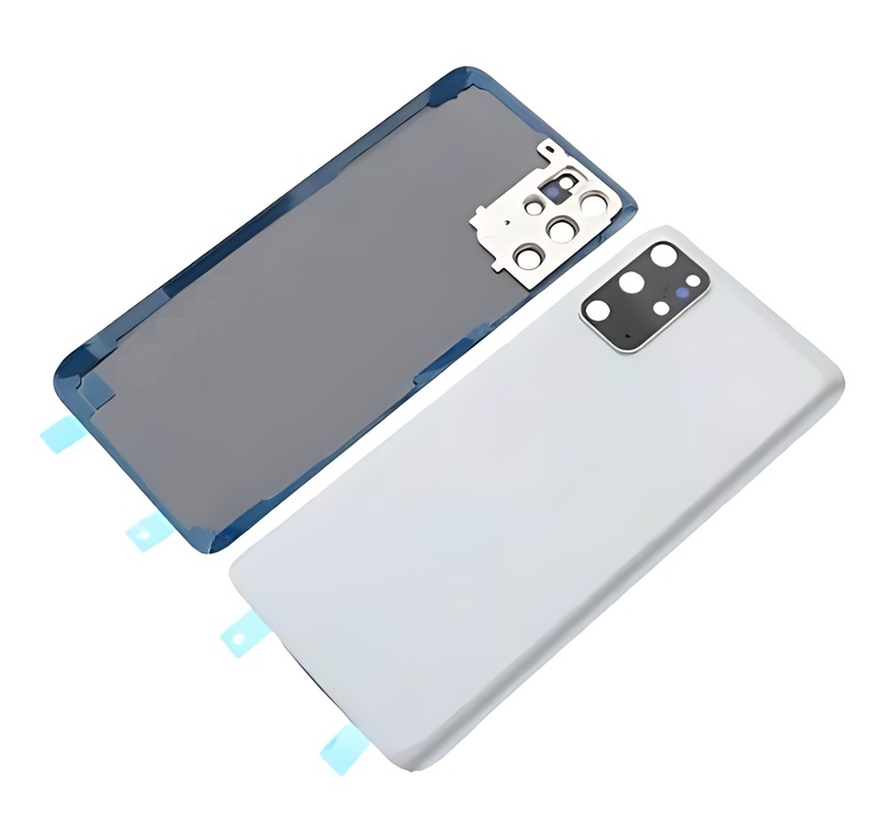 Samsung Galaxy S20 Plus , G985 - Replacement Battery Cover , Rear Panel With Camera Lens - White -