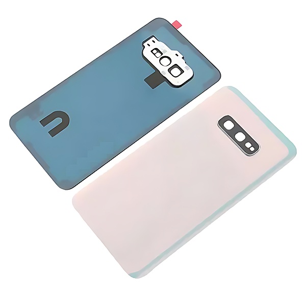 Samsung Galaxy S10E , G970 - Replacement Battery Cover , Rear Panel With Camera Lens - White -