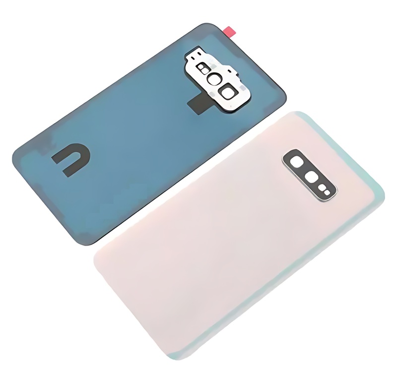 Samsung Galaxy S10E , G970 - Replacement Battery Cover , Rear Panel With Camera Lens - White -